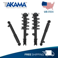 4pcs TAKAMA Front Strut Coil Spring+Rear Shock absorber For 11-13 KIA SORENTO