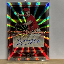 2024 Panini Donruss Zach Neto Signature Series Lazer #SS-ZN Auto Angels