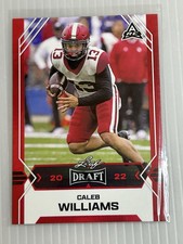 2022 Leaf Draft - Red #05 Caleb Williams (RC)