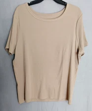 Time and Tru Women's Short Sleeve Rib Tee    XXXL ( 22 )  New with tag