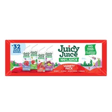 Juice 100 juice, juice box variety packaging, 32 bottles, 6.75 fluid ounce box