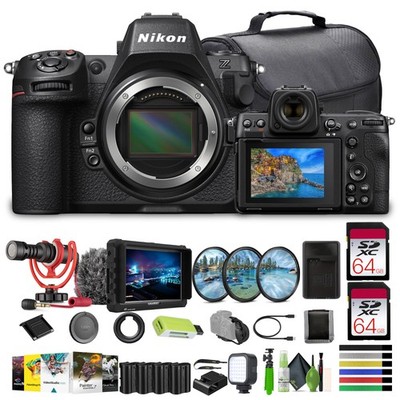 Nikon Z8 Professional Full Frame Mirrorless 8K Hybrid FX Camera Bundle