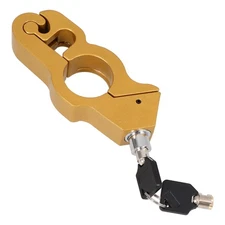 Motorcycle Handle Lock Brake Scooter Handlebar Security Motorbike