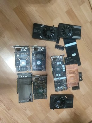 Lote Tarjetas Gráficas GTX 1080 + 3x GTX 1060 + P106-100   Para Reparar o Recicl