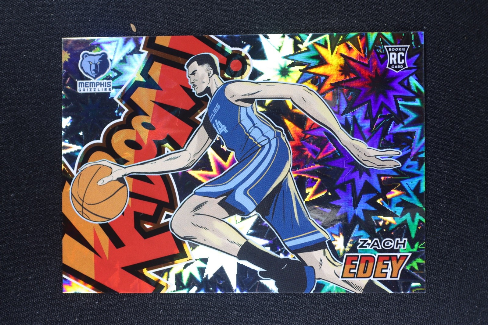 2024-25 Panini Revolution Basketball Kaboom! #20 Zach Edey Case Hit Card