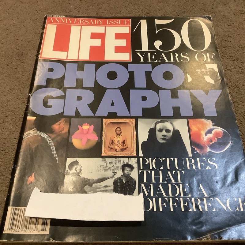 LIFE 150 YEARS OF PHOTOGRAPHY Anniversary Issue Fall 1988 Magazine