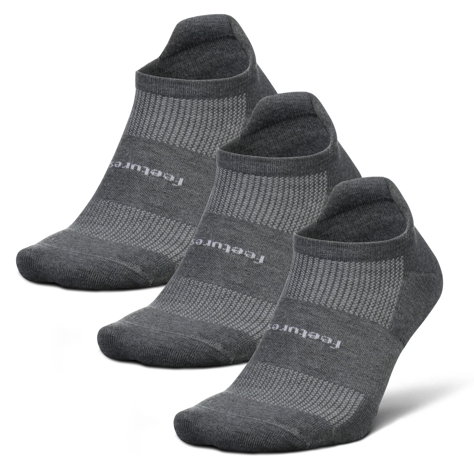 Feetures Max Cushion Ankle No Show Socks, Heel Tab, Breathable, Heather Gray, XL
Opens in a new wind