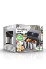 Daewoo 9L Digital Dual Air Fryer Oven Smart Sync Double Basket Drawer Family Siz