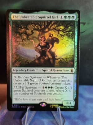 The Unbeatable Squirrel Girl  Foil  193 Marvel Super Heroes  NM MTG