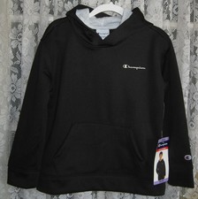 CHAMPION YOUTH HOODIE XS 4-5 BLACK NEW  SHIP FREE TO U.S.