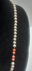 VINTAGE 1970's ANGEL SKIN CORAL BEAD NECKLACE 32" Long, 6.9-7.5mm Beads, 61.07gr — photo 4