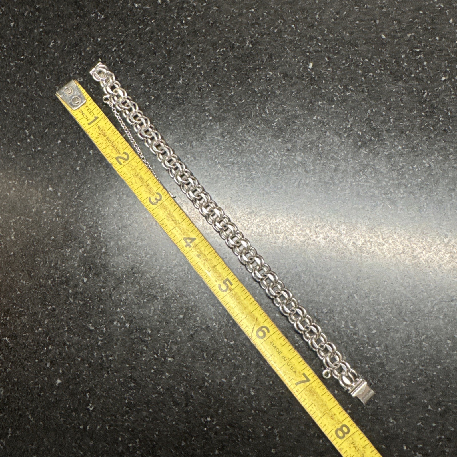 GENUINE 925 SOLID STERLING SILVER DOUBLE CABLE LI… - image 7