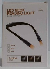 Lampe de lecture de cou LED noire sans marque NEUVE pour lecture au lit 78€