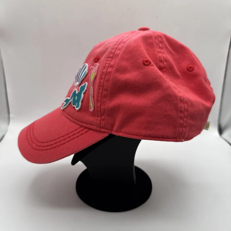 Gorra de béisbol Roxy roja talla única para la mayoría de los gráficos de sirena roja Foto 2 de 4