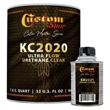 Custom Shop 2k Ultra Flow Polyurethane Clear Coat G-auto Paint Quart Kit