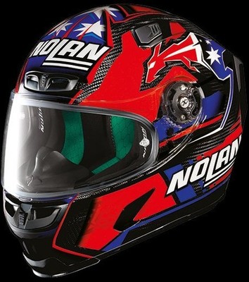 NOLAN X-803 Stoner Ultra Carbon/Large Full Face Helmet Display item discount