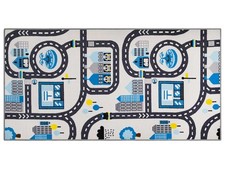 Kinderteppich Aktivteppich Duoplay Spielteppich Junge Mädchen Sterne Straße Farm