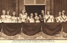 The Coronation of Her Majesty Queen Elizabeth II - Posted 1953  Postcard ref R13
