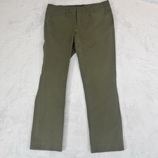 Banana Republic Womens Pants Green Size 2 Olive Slacks 0371