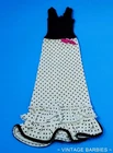 RARE Vintage Francie Doll Best Buy #7767 Black & White Dress ~ 1970's