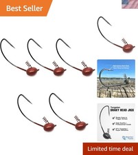 Tungsten Shaky Head Jigs for Bass Fishing -  Fishing Hooks, Ideal Shaky Head ...