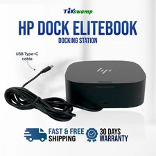HP USB-C 4K Universal G2 Dock Station for EliteBook 735 745 755 G5 G6 Laptops