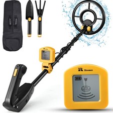 RM RICOMAX Kids Metal Detector, 7.4" Search Coil, LCD Display, IP68 Waterproo...
