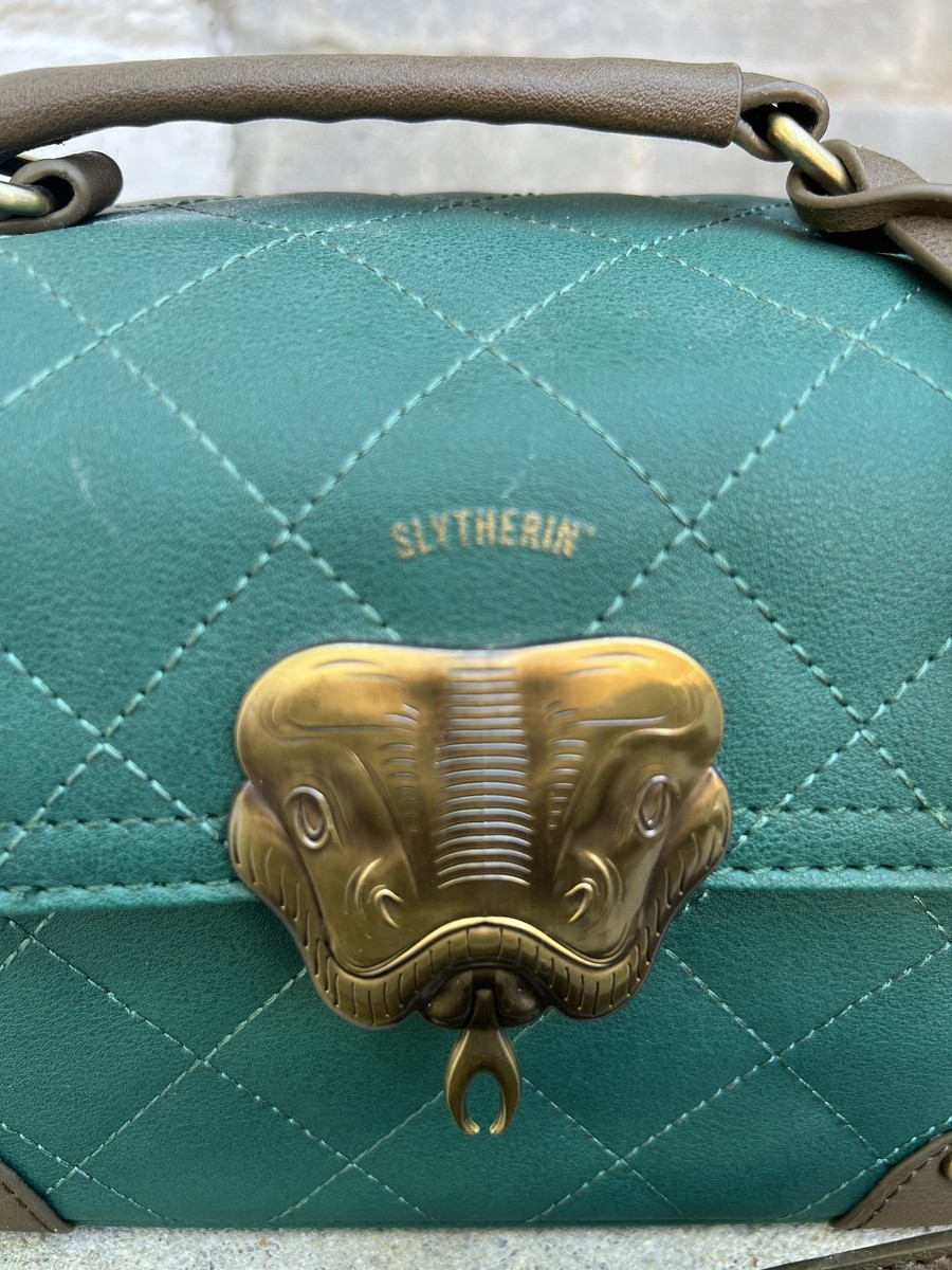 Harry Potter Slytherin Purse Crossbody Bag Satchel Quilted Luggage