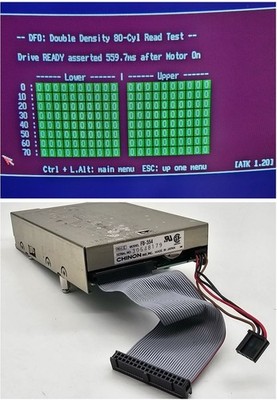 Chinon F-354 Rev E    Disk Drive für Amiga 500/A500+    inkl. Anschlusskabeln