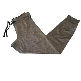 PINK Victoria Secret Ultimate Gray Joggers Fold Logo Waist Stretch M
