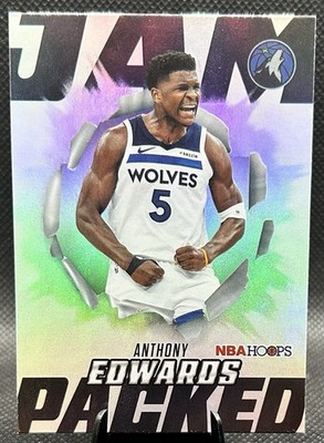 Topps 2026 NBA Hoops Jam Packed Insert Anthony Edwards JP-1 Timberwolves