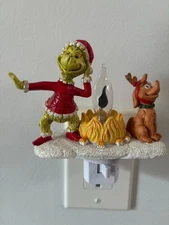 Christmas Night Light Wall Plug In Flameless Flickering Candle Nightlight Gift