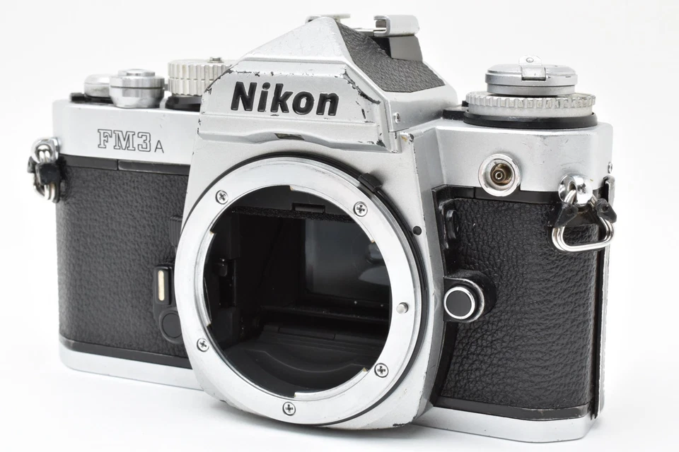 [Exc+5] Cuerpo de cámara fotográfica Nikon FM3A plateada 35 mm SLR de JAPÓN Foto 2 de 4