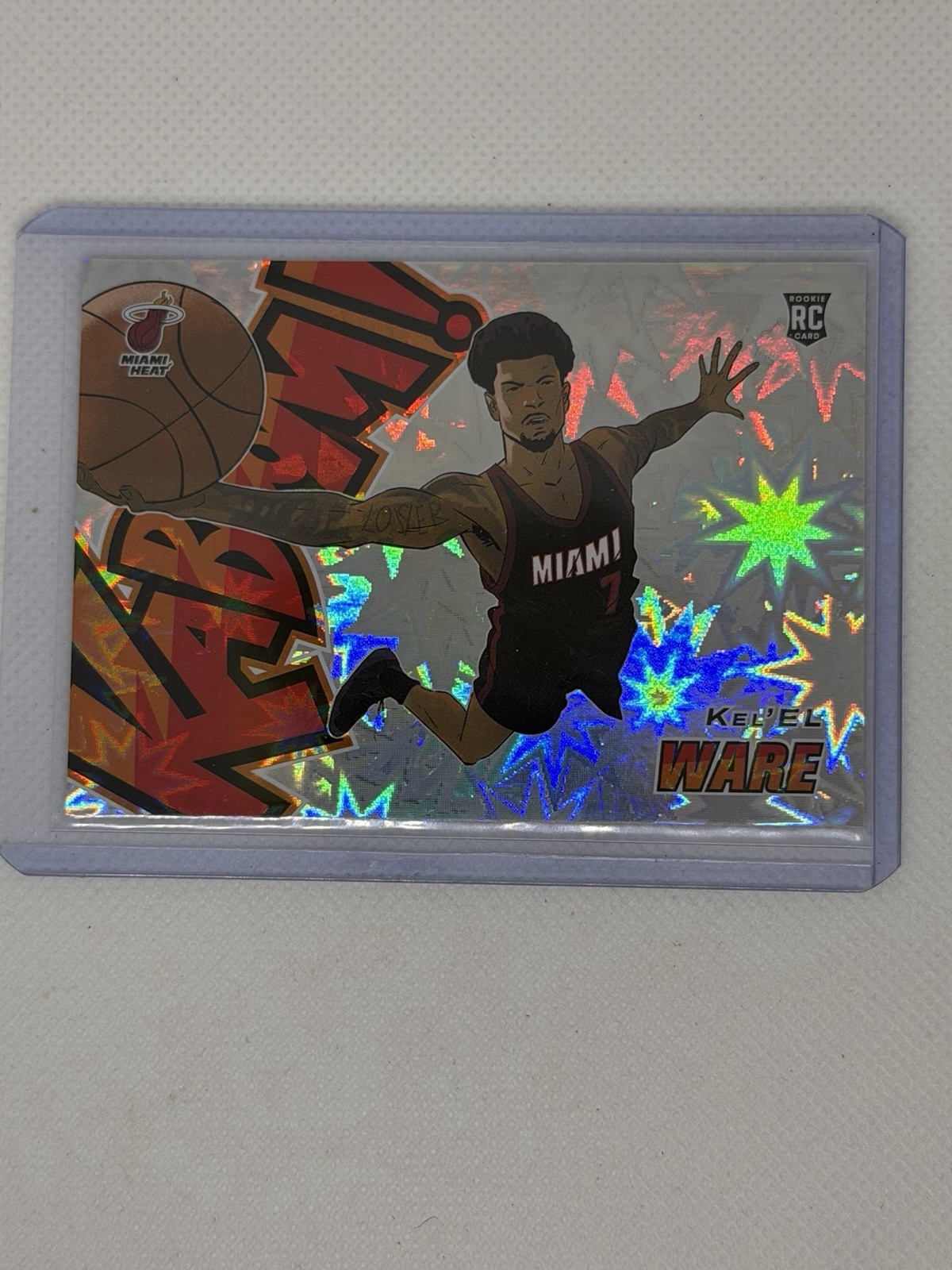 2024-25 Panini Revolution Kel’el Ware KABOOM! Horizontal SSP RC CASE HIT HEAT