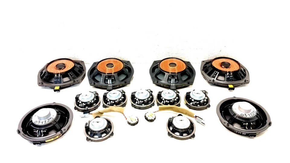 10-19 JAGUAR X351 XJ XJL XJR XJR575 SPEAKER SET LEFT RIGHT FRONT REAR OEM 031225 - Image 4 of 4