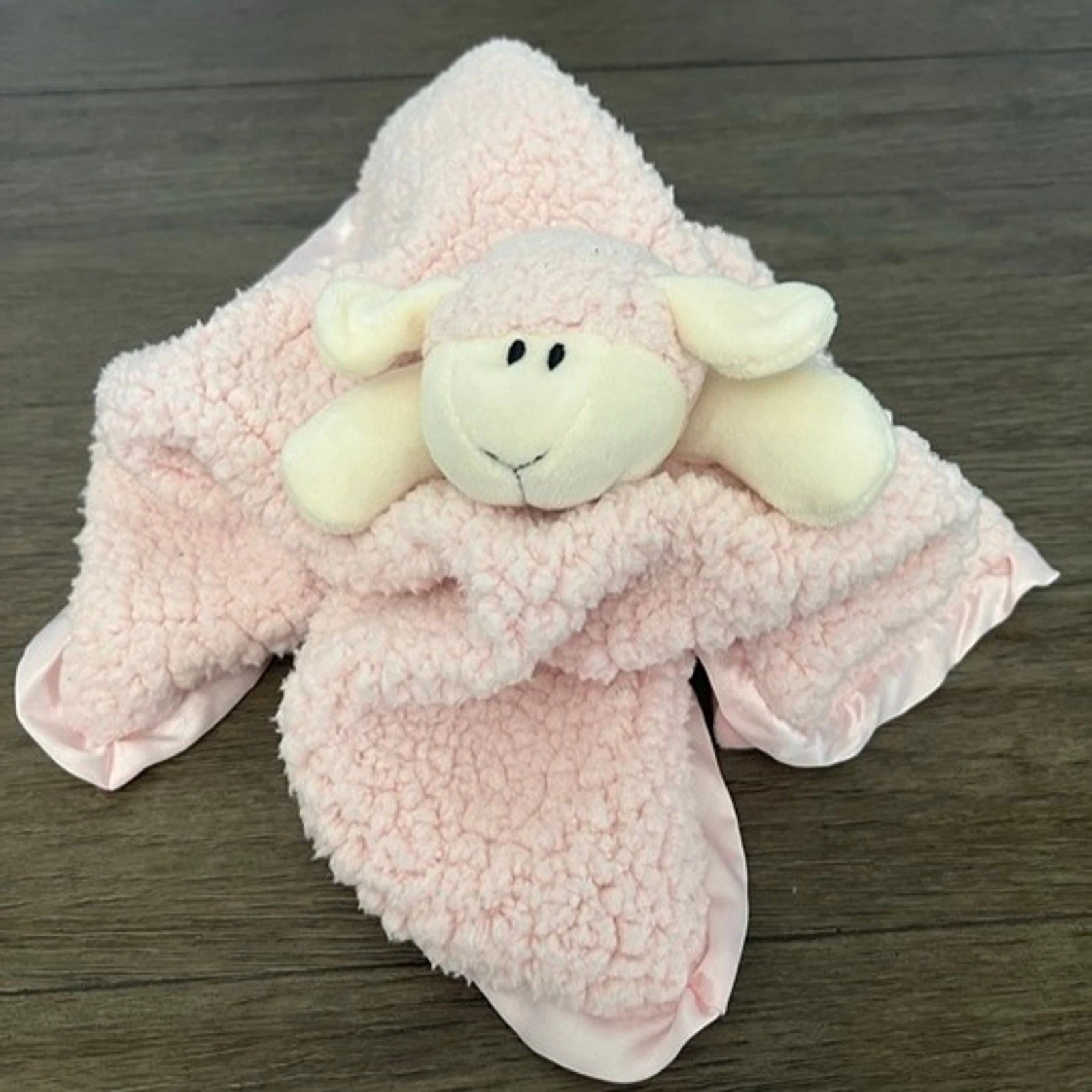 Stephan Baby Pink Lamb Plush Lovey