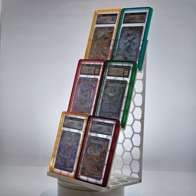 Graded Card Slab Display Stand Tower for Graded Guard PSA, BGS, CGC (2-Pack)