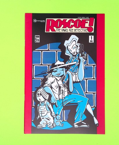 Roscoe! The Dawg, Ace Detective #1 Renegade Press High Grade Comic Book X146-147