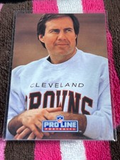 1991 PRO LINE PORTRAITS RC #115 BILL BELICHICK BROWNS NMMT FOOTBALL ROOKIE CARD!. rookie card picture