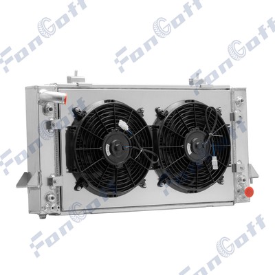 3-Row Radiator+Shroud Fan Fits 1994-1998 Land Rover Discovery/91-98 Range Rover
