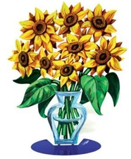 David Gerstein- Free Standing Sculpture "Sunflowers"