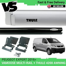 FOR PEUGEOT EXPERT 16  VAN VAMOOSE COMBI-RAIL THULE 4200 AWNING 2.6m SILVER MWB