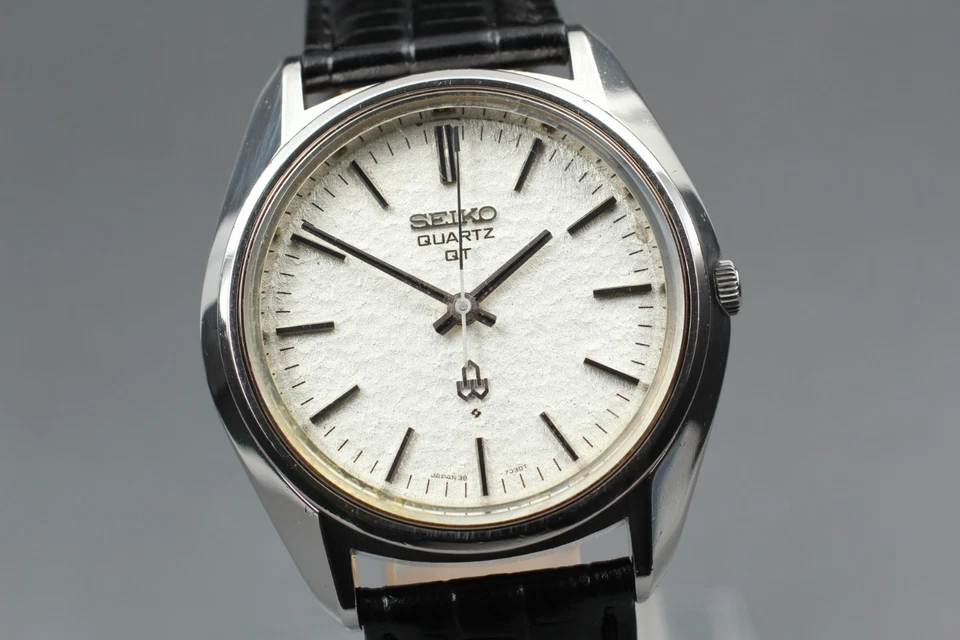 Rare [Exc+5] New Battery Seiko QT 38-7030 Snowflake JDM Quartz Watch From Japan - Image 3 of 4