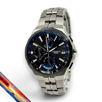 Casio Oceanus OCW-S5000E-1AJF Manta Slim Case Elegant Chrono Men's Watch Japan