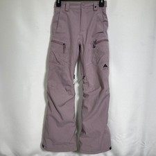 Burton Elite Room-To-Grow Purple Mauve Cargo Snowboard Pants Girls LARGE 12
