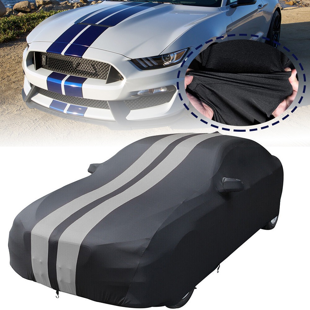 Car Cover Indoor Stain Stretch Custom For Ford Mustang Shelby GT350 GT350R GT350