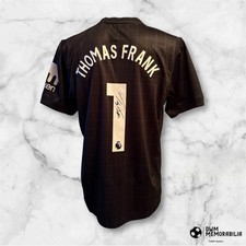 Thomas Frank signed shirt, obtained in person.