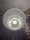 White Swirl Art Glass Drink Ware/Votive Candle Holder 4 Inches Tall — photo 2