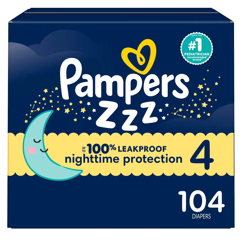 Pampers Swaddlers Overnight Diapers
Opens in a new window or tab