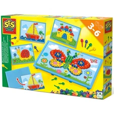 SES Creative: Mosaic Board With Cards - Ages 3+
